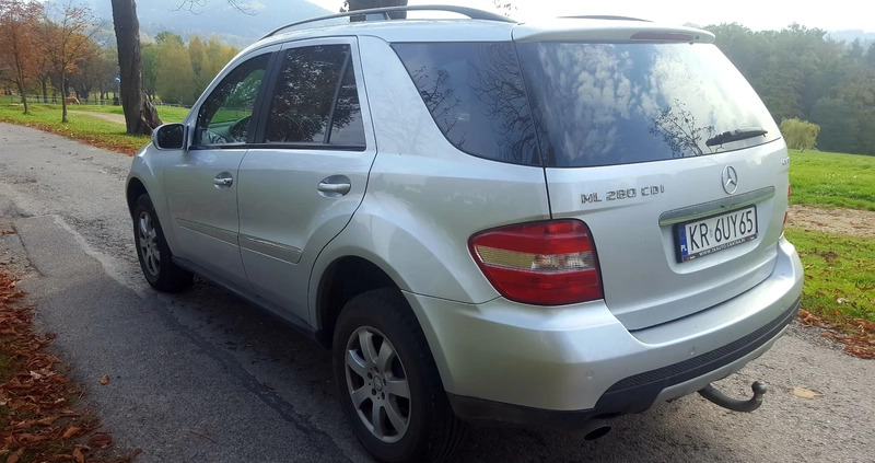 Mercedes-Benz ML cena 56900 przebieg: 117000, rok produkcji 2007 z Łobez małe 172